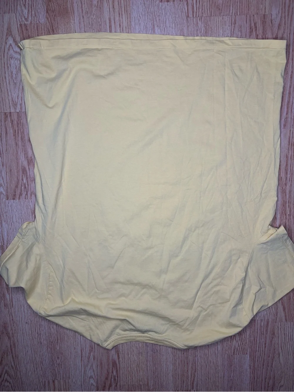Polo by Ralph Lauren Yellow Crewneck Tee with Navy Print Sz XL